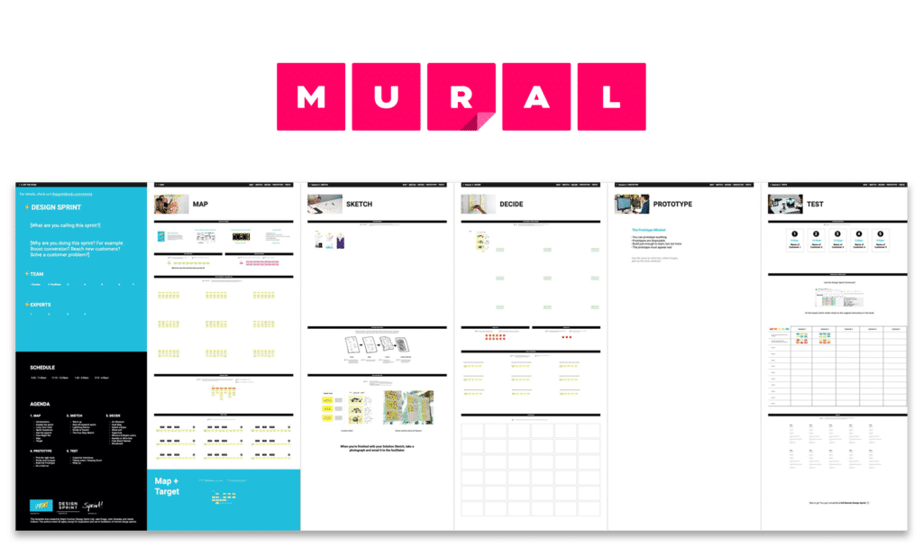 Sprint Mural Examples The official Remote Design Sprint Template - Design Sprint