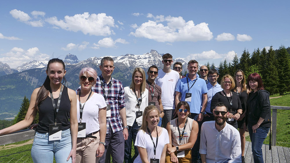 Design Sprint team at Whitepod