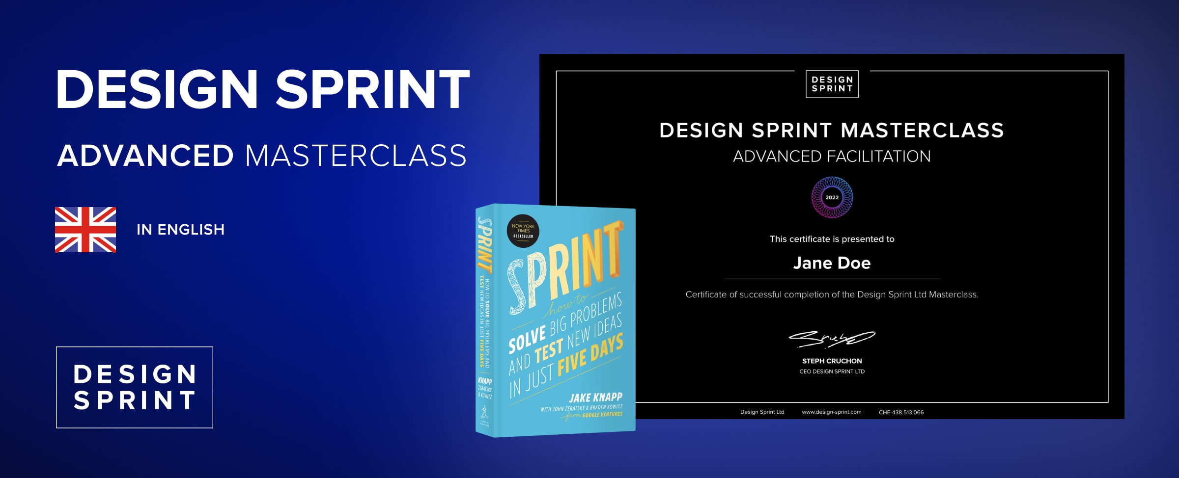 Design Sprint Masterclass in EN