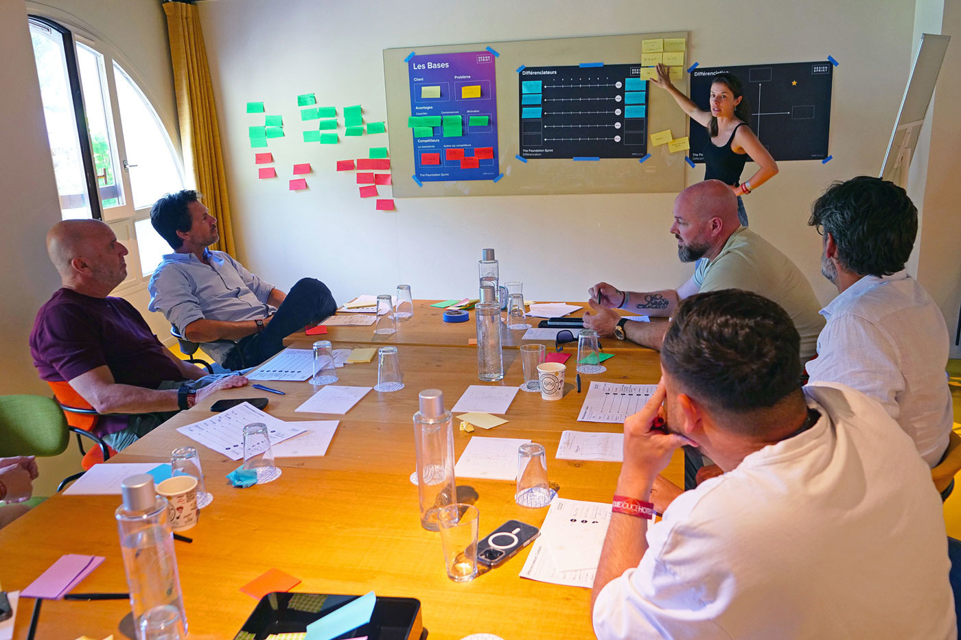 Foundation Sprint - équipe en train de travailler sur les différenciateurs